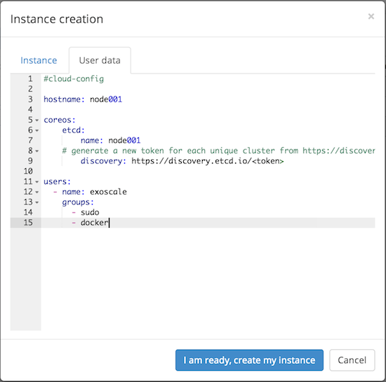 Cloud-Config from ZelusIT interface