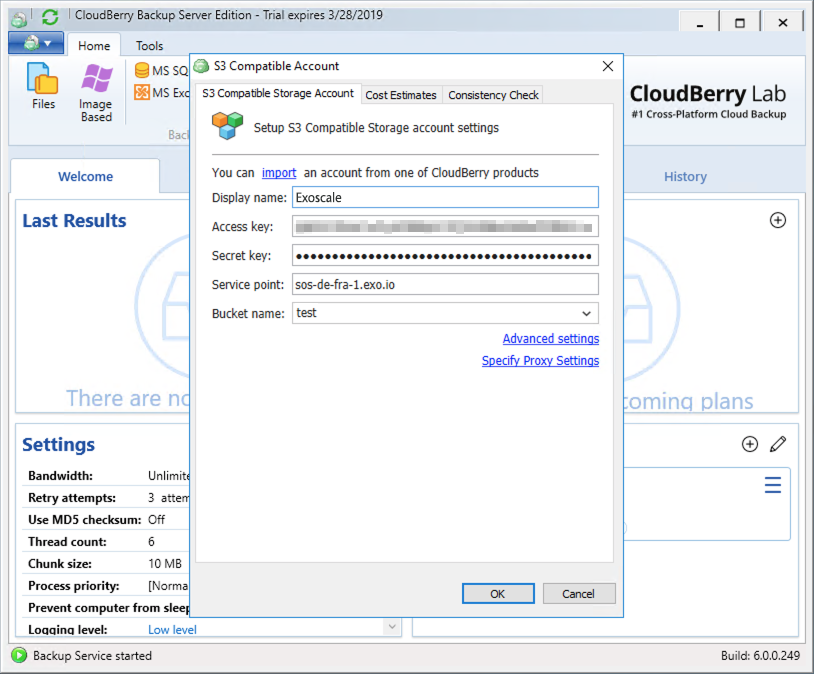 CloudBerry Backup - ZelusIT setup